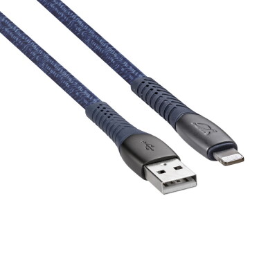 RIVACASE PS6101 BL12 MFi Lightning cable 1,2m Μπλε